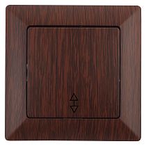 Переключатель ЭРА Intro Solo 4-103-10 одноклавишный 10А-250В, IP20, скрытой установки, венге