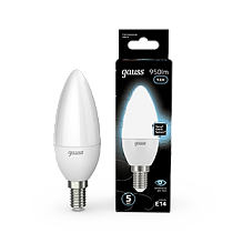 Лампа светодиодная Gauss Свеча E14 9,5Вт 950lm 4100К