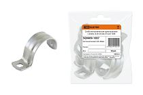 Скоба металлическая однолапковая с внутр. d 25-26 мм (10 шт)  TDM