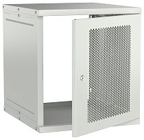 Шкаф настенный 19" 12U 600х650мм перфорированная дверь серый GENERICA