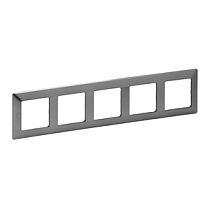 Рамка пятипостовая универсальная сталь Valena LIFE Legrand