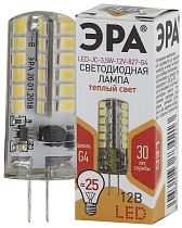 Лампа светодиодная ЭРА STD LED JC-3,5W-12V-SLS-827-G4 капсула теплый свет силикон Лампа светодиодная ЭРА STD LED JC-3,5W-12V-SLS-827-G4 капсула теплый свет силикон