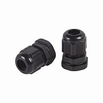 Кабельный ввод PG-11 (5-10 мм) черный REXANT