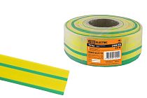 Трубка термоусаживаемая  ТУТнг 60/30 желто-зеленая (25 м/ролл)  TDM