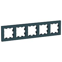 AtlasDesign Изумруд Рамка 5 постовая, универсальная Systeme Electric (Schneider Electric)