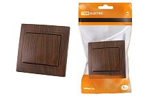 Выключатель 1 кл. 10А "ЭКО" (бук) "Таймыр"  TDM