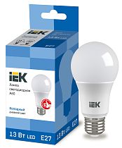 Лампа светодиодная A60 груша 13Вт 230В 6500К E27  IEK