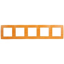 Рамка ЭРА 12 12-5005-07 для выключателей и розеток пятерная ольха