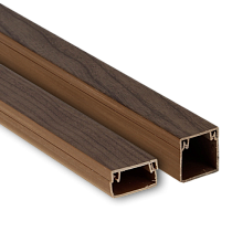 Канал кабельный (12х12) (120 м) темное дерево EKF-Plast