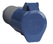 Розетка кабельная 16А 220В 2P+PЕ ССИ-213 IP44  IEK