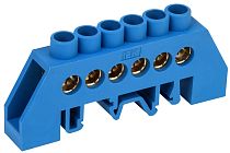 Шина нулевая в комбинированном DIN-изоляторе "Стойка" ШНИ-8х12-6-КС-С  IEK