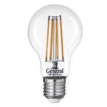 Филаментная светодиодная лампа General GLDEN-A60S-13-230-E27-4500 1/10/100 Филаментная светодиодная лампа General GLDEN-A60S-13-230-E27-4500 1/10/100