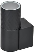 LIGHTING Светильник уличный 5107 настенный под лампу GU10 IP65 черный  IEK