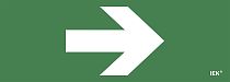 Этикетка самоклеящаяся 280х100мм "Направляющая стрелка"  IEK