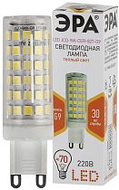 Лампа светодиодная ЭРА STD LED JCD-9W-CER-827-G9 G9 9Вт керамика капсула теплый белый свет Лампа светодиодная ЭРА STD LED JCD-9W-CER-827-G9 G9 9Вт керамика капсула теплый белый свет