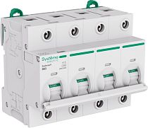 Systeme9 Автоматический выключатель (АВ) 27мм D 63A 4P 10 kA 400В Systeme Electric