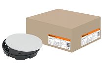 Коробка монтажная У191 СП D102х15мм, крышка,  TDM