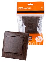 Перекрестный выключатель 1-кл. 10А венге "Лама"  TDM