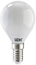 Лампа LED шар Globe G45 600lm 4000K E14  IEK