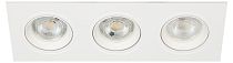 Светильник встраиваемый декоративный ЭРА KL92-3 WH MR16/GU5.3 белый, пластиковый Светильник встраиваемый декоративный ЭРА KL92-3 WH MR16/GU5.3 белый, пластиковый