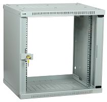 ITK Шкаф LINEA WE 9U 600x450мм дверь стекло серый IEK