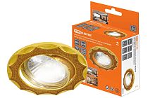 Светильник встраиваемый поворотный СВ 02-07 MR16 50Вт G5.3 золотой блеск/золото  TDM