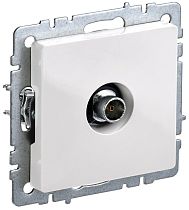 BRITE Розетка TV оконечная РТВ11-0-БрБ белый  IEK