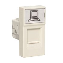 Розетка RJ45 кат. 5e, 1 модуль EKF Розетка RJ45 кат. 5e, 1 модуль EKF