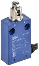 Выключатель концевой C6N-123 вертикальный толкатель с нажимным роликом IP67 IEK Выключатель концевой C6N-123 вертикальный толкатель с нажимным роликом IP67 IEK