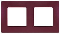 ETIKA Рамка 2-местная сливовый