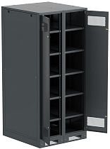 ITK LINEA B Шкаф (пустой) 2000х900х950мм двустворчатая металлическая дверь черный IEK