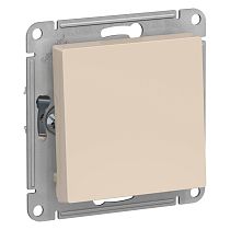 AtlasDesign Бежевый Выключатель с самовозвратом (кнопка) сх.1, 10АХ Systeme Electric (Schneider Electric)