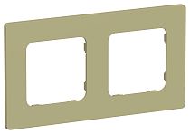 FLITE Рамка 2-местная РУ-2-К-ФлО оливковый IEK