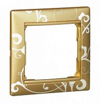 VALENA DIY Рамка 1-местная золото барокко
