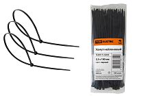 Хомут 2,5х180мм нейлон (черный) (100шт)  TDM