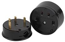 Соединитель электрический Intro 9-803-06 3P+N (СЭ 30-В-А-25/380), 25А-380В, открытой установки, карболит (6/36/1080)