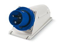 Вилка настенная IP67 63А 2P+E 250В DKC
