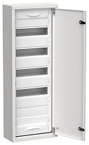 TITAN 5 Корпус металлический ЩРн-60 (1х60) 835х310х140мм IP31 белый (одна дверь) IEK