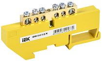 Шина PE "земля" на DIN-изоляторах ШНИ-6х9-6-Д-Ж  IEK