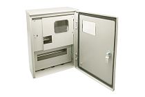 Щиты учетно- распределительные ЩУ-1ф/1-0-12 IP66 (Щиты учетно- распределительные ЩУРН-1/12 IP66)  с опломбировкой счётчика (395х310х165)  TDM