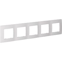 ETIKA Рамка 5-местная белый