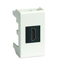 розетка HDMI  Viva 41018 белый 1 модуль DKC