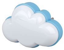 Ночник детский ЭРА NN-605-LS-W Облако с датчиком освещения