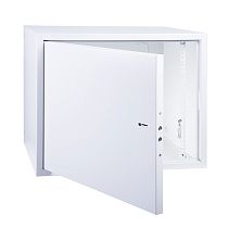Шкаф настенный 19" "АНТИВАНДАЛЬНЫЙ" распашной 10U 600×500×500мм, (ШxГxВ) RAL 7035 REXANT Шкаф настенный 19" "АНТИВАНДАЛЬНЫЙ" распашной 10U 600×500×500мм, (ШxГxВ) RAL 7035 REXANT