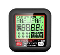 Тестер розеток и УЗО КТ 97D серия PROLINE КВТ Тестер розеток и УЗО КТ 97D серия PROLINE КВТ