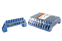 Шина "N" нулевая в изоляторе 6х9мм 8 групп  TDM Шина "N" нулевая в изоляторе 6х9мм 8 групп  TDM