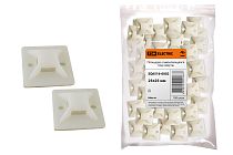 Площадка самоклеющаяся 25х25 под хомуты (100шт)  TDM