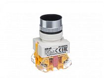 Выключатель кнопочный с фиксацией ABF ?22 мм ЧЕРНЫЙ 220В ВK-22  DEKraft