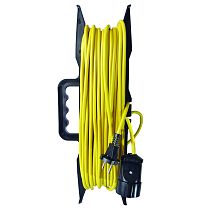 Удлинитель-шнур на рамке 10А 1300 Вт 1 гнездо без заземления 20м Союз