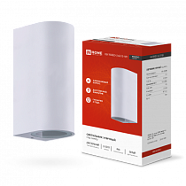 Светильник уличный двусторонний НБУ RONDO-2хGU10-WH алюм под 2хGU10 белый IP65 IN HOME